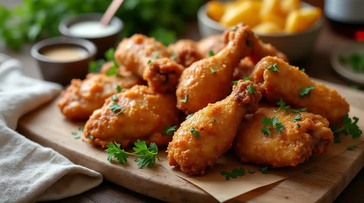Fried Chicken Wings Using Italian Salad Dressing, Chicken, Fried Chicken, Fried Chicken Wings Using Italian Salad, Chicken Wings Using Italian Salad fried chicken wings using italian salad dressing recipe