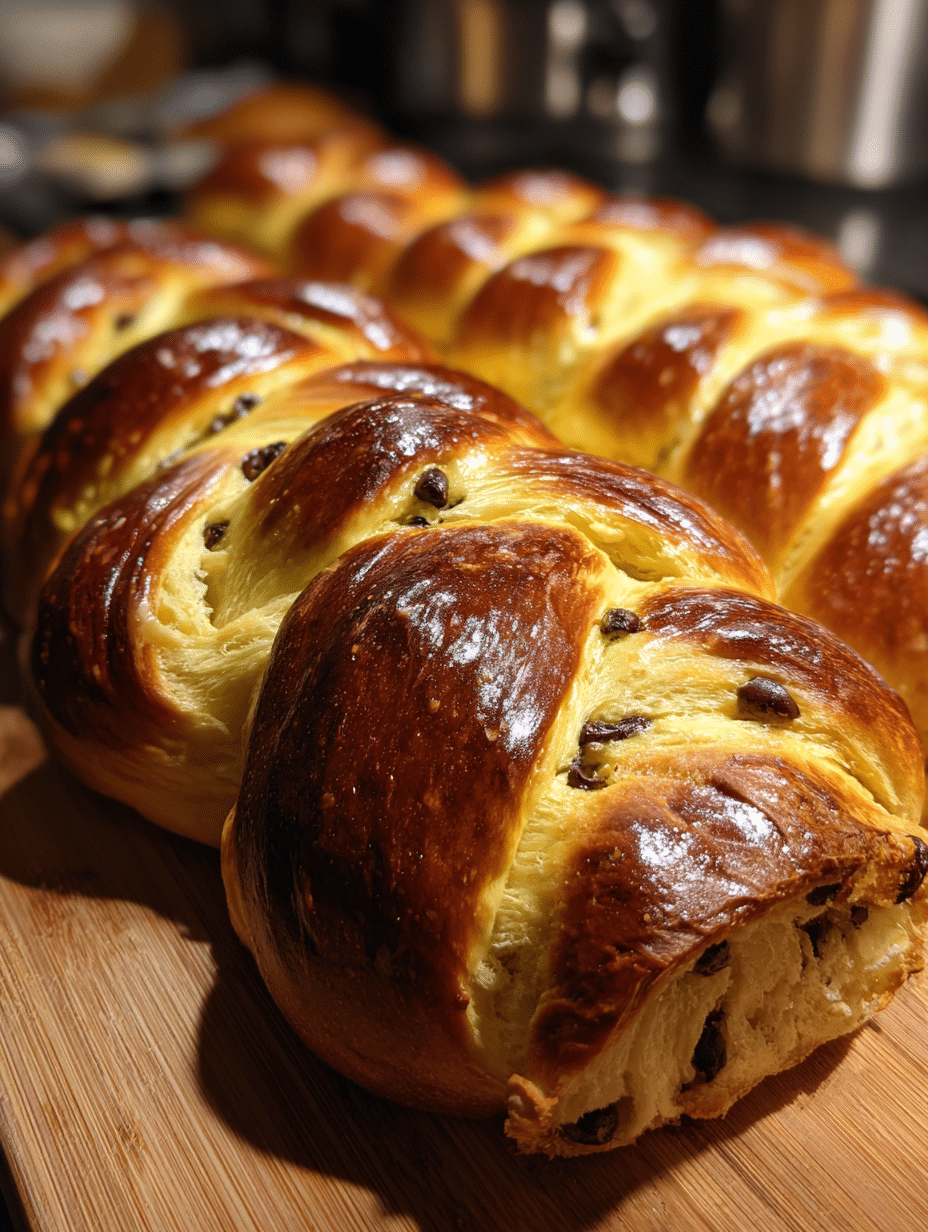 braided chocolate chip brioche recipe golden crust loaf
