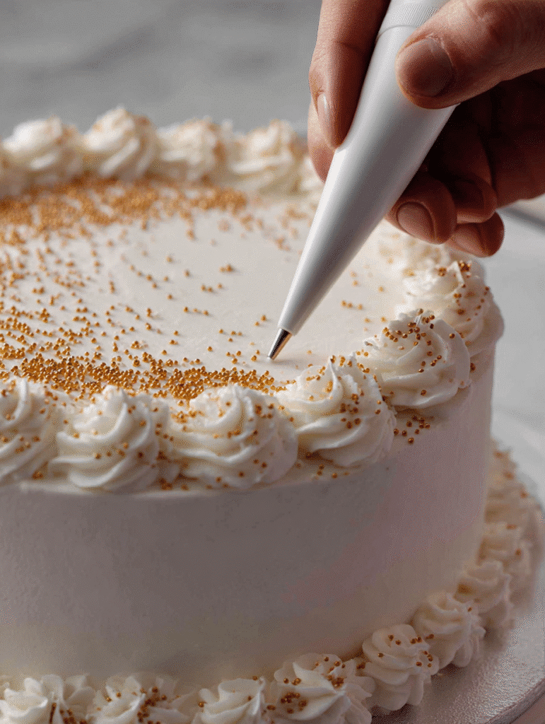 Graduation cakes being decorated