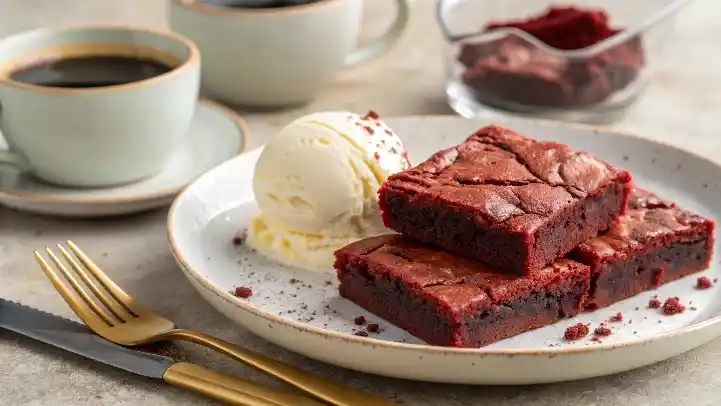 The Best Red Velvet Brownies – Fudgy, Easy & Irresistible! red velvet brownies