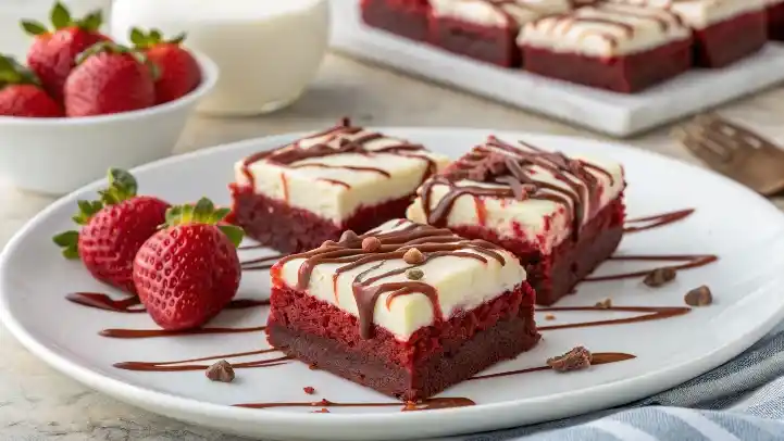 The Best Red Velvet Brownies