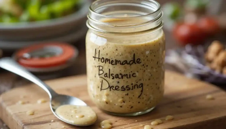 Balsamic creamy salad dressing