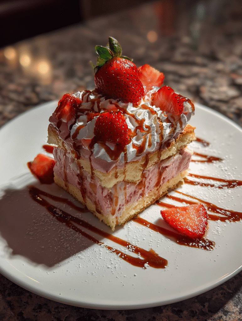 strawberry earthquake cake