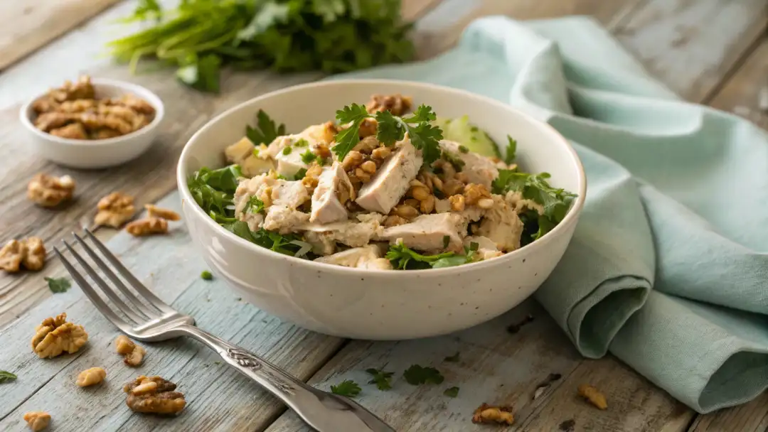 Not a fan of celery? This chicken salad without celery is creamy, crunchy, and seriously addictive. Try the best no-celery twist today!