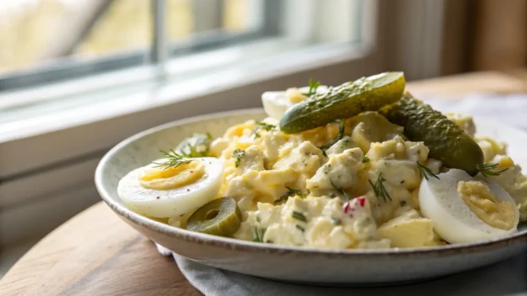 egg salad recipe with pickles