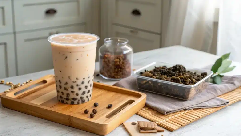 oolong mlik tea