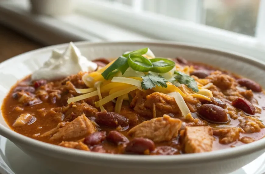 Buffalo chicken chili