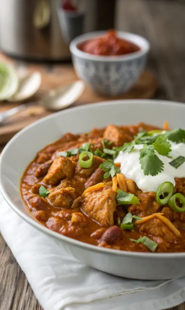 Buffalo chicken chili