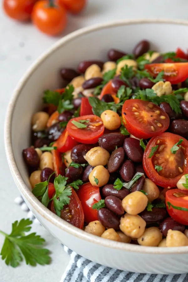 Dense Bean Salad recipe