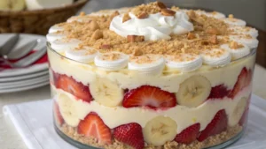 Strawberry banana pudding