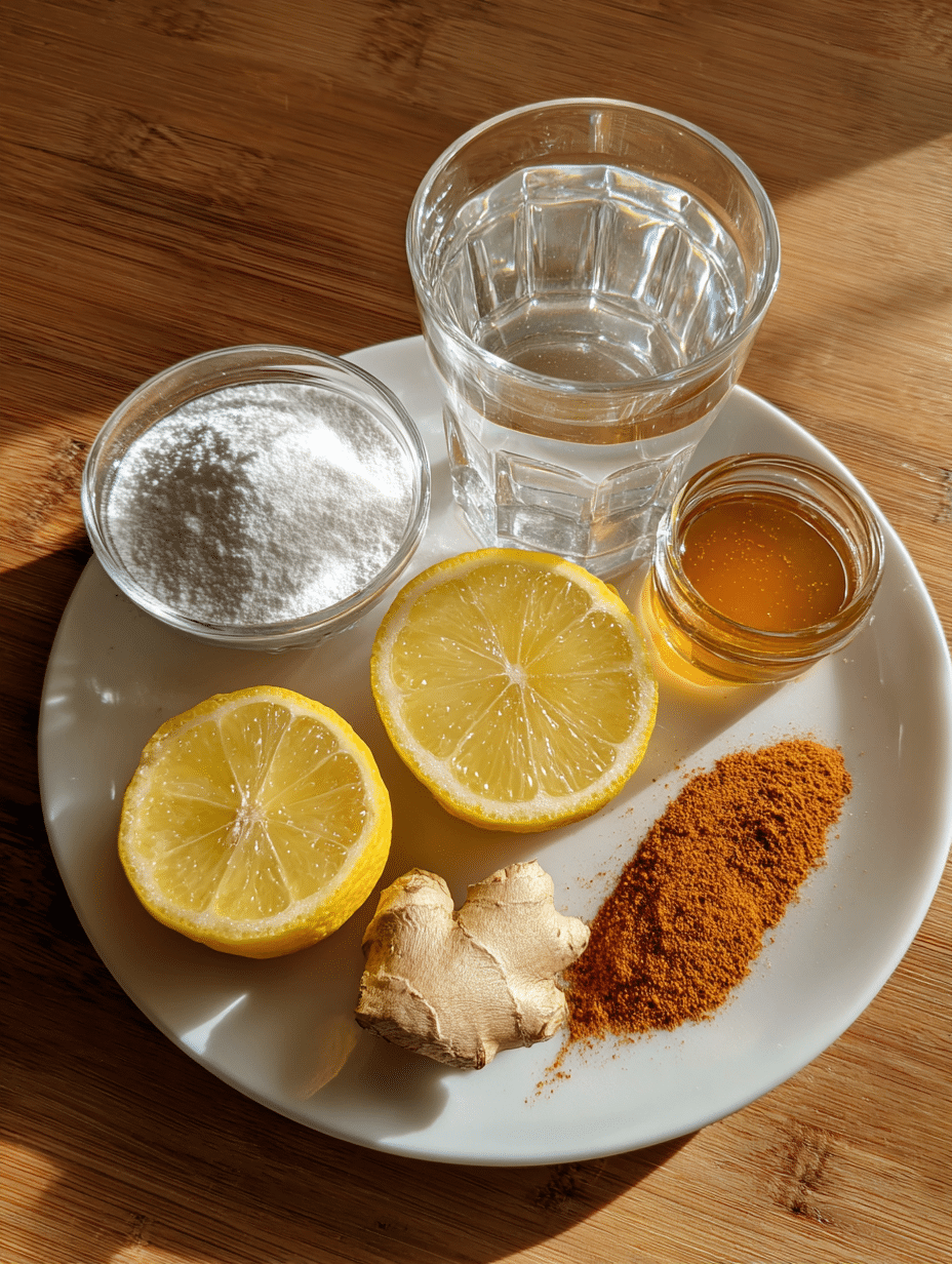 daily recipes Baking soda trick for ED ingredients including honey, lemon, and ginger