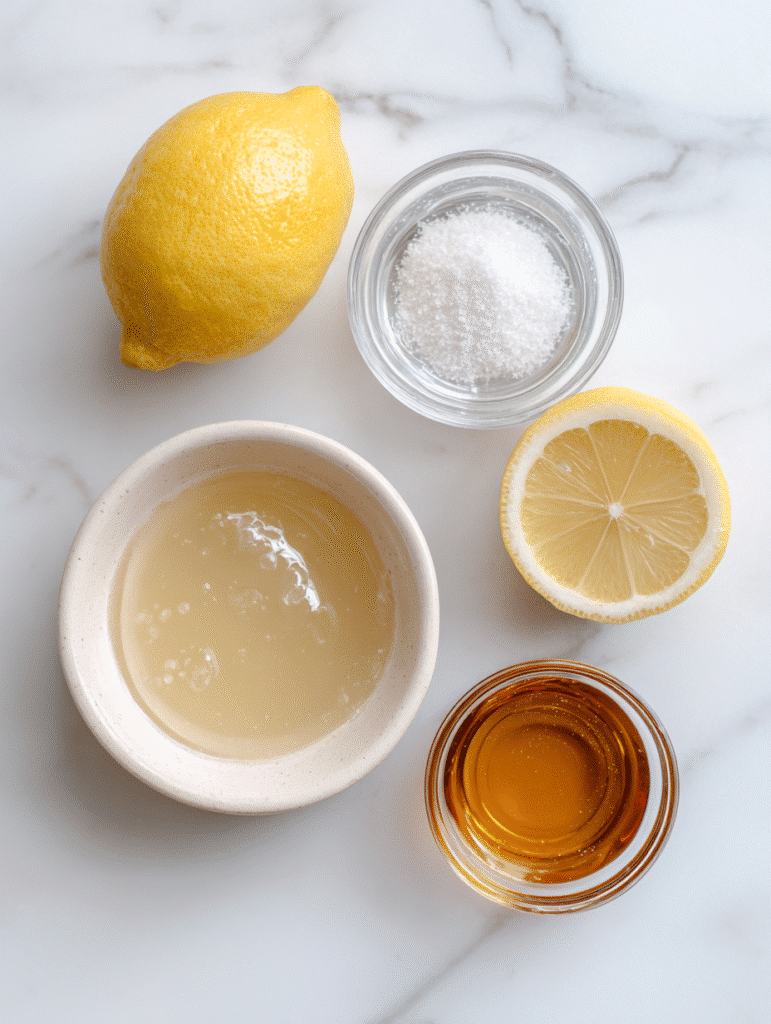 Dr Mark Hyman gelatin recipe ingredients flat lay