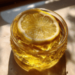 gelatin trick recipe glass cup honey lemon