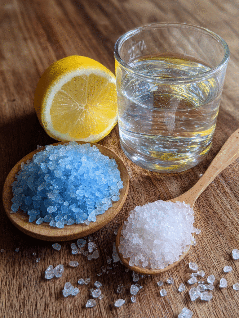 Horse salt trick ingredients Celtic salt lemon