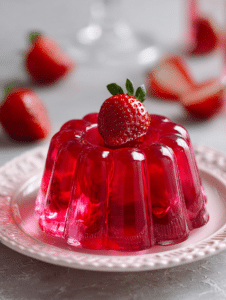 gelatin weight loss recipe being mixed in glass bowl with whisk