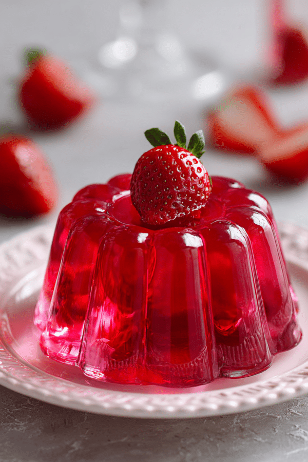 gelatin weight loss recipe being mixed in glass bowl with whisk