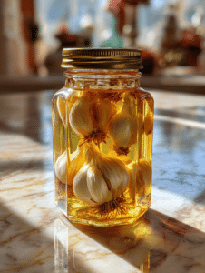 dr william li honey recipe fermented garlic honey jar