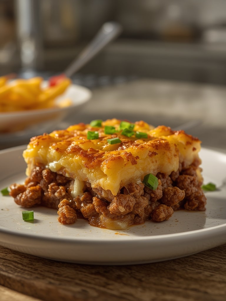 Tater tot ground beef casserole