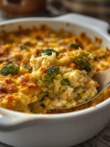 chicken broccoli rice cheese casserole