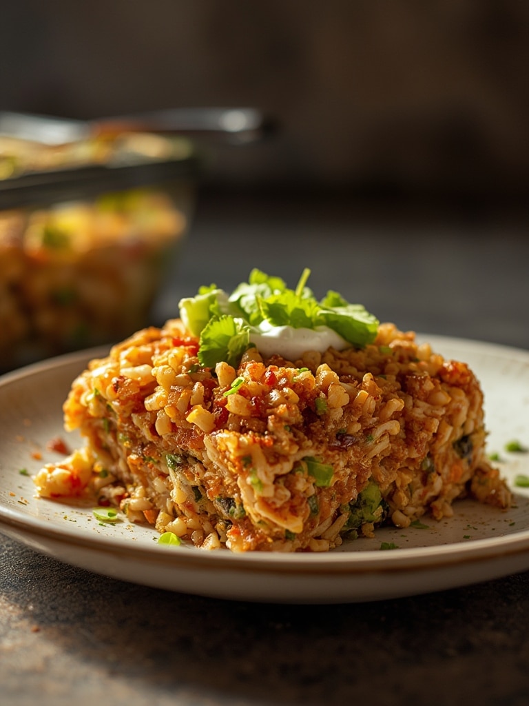 taco rice casserole